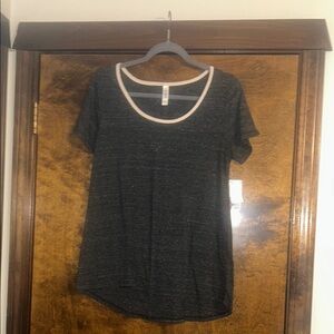 LuLaRoe Black Short Sleeve Tee
